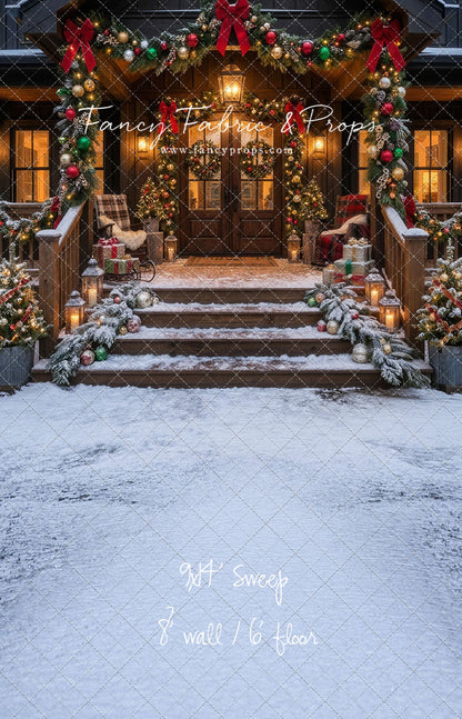 Festive Front Porch - With Sweep Option