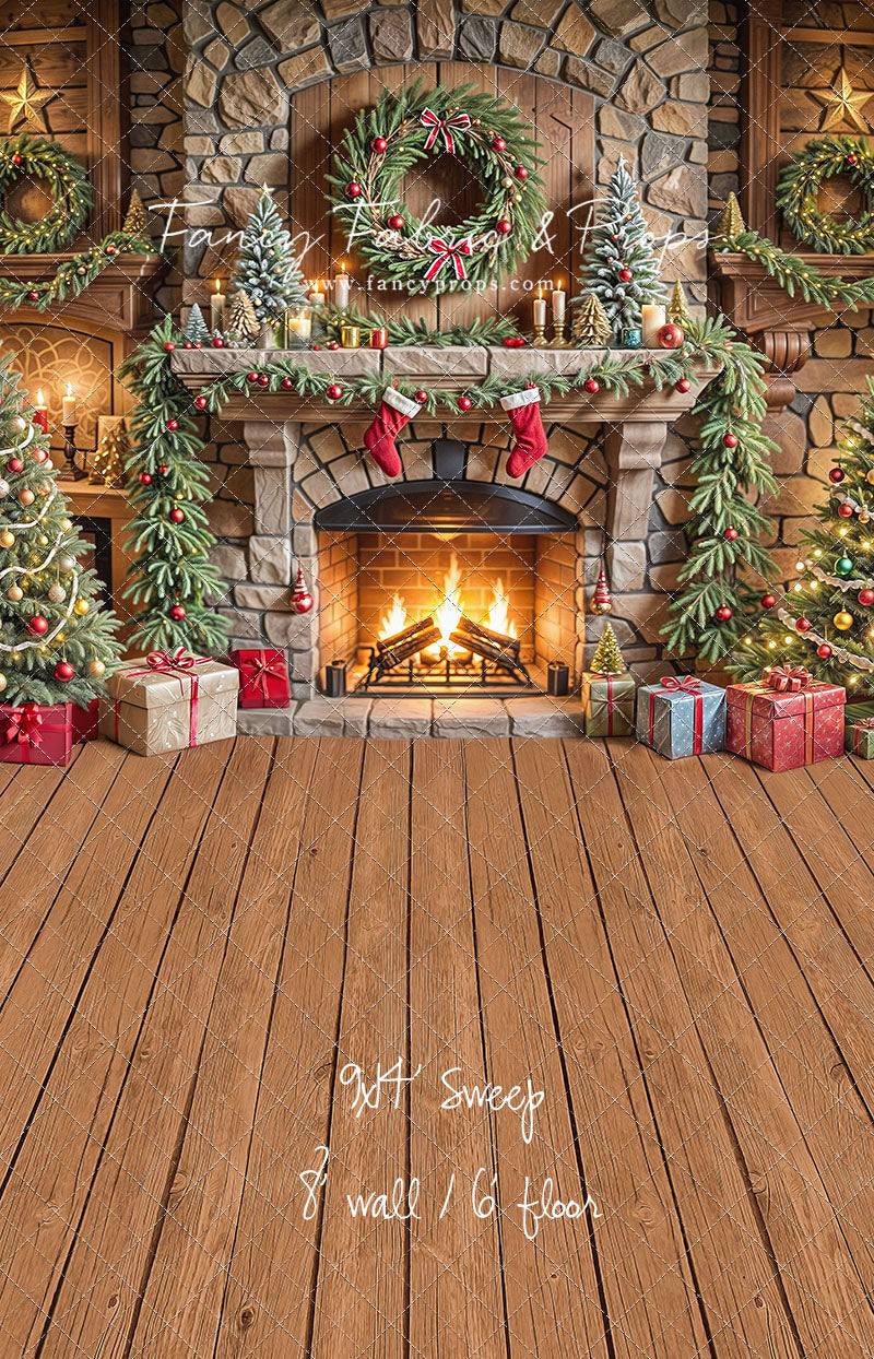 Fireside Christmas Magic - with Sweep Option