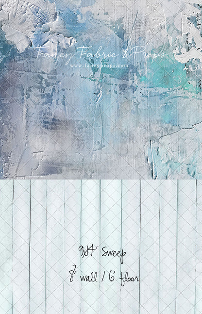 Frozen Veil - With Blue Floor Sweep Option