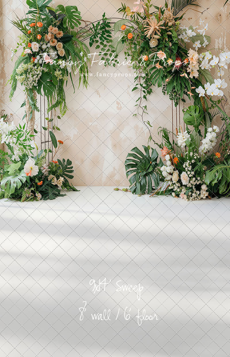 Garden Arch In Bloom - With Sweep Option