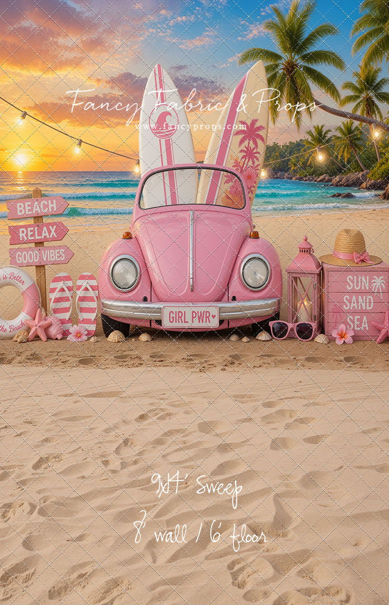Girl Power Beach Bug - With Sweep Option