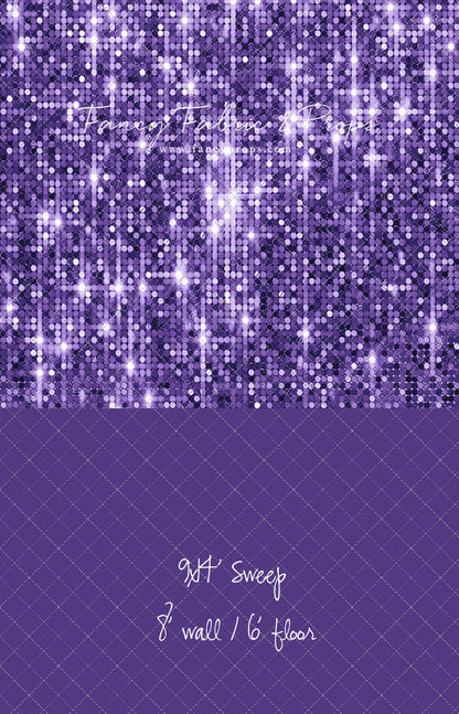 Glimmer Grape - With Solid Floor Sweep Option