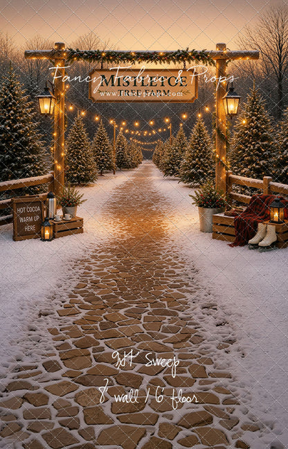 Golden Glow Christmas Farm - with Sweep Option