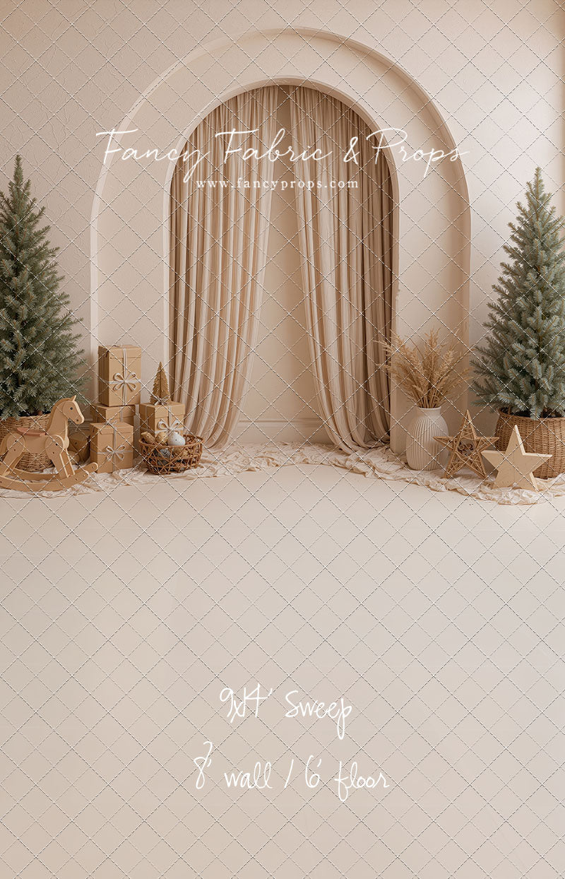Golden Noel Arch - With Sweep Option