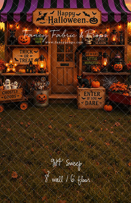 Haunted Harvest Stand - with Sweep Option