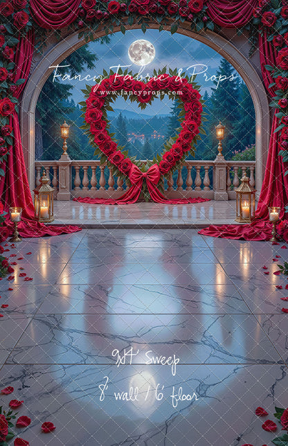 Heart of Roses - With Sweep Option