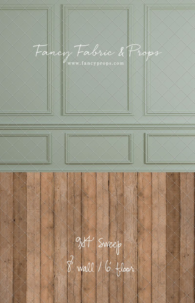 Heirloom Sage - With Cwtchicoo Wood Floor Sweep Option