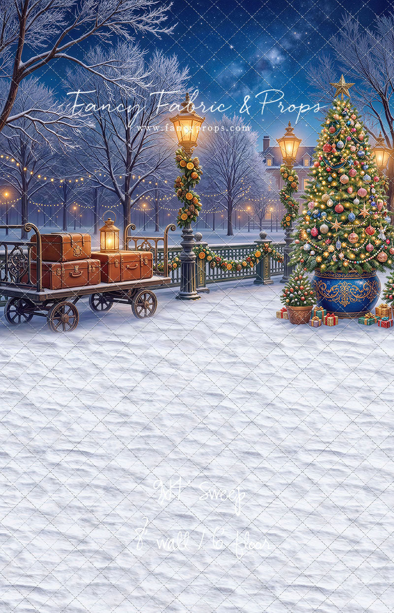 Holiday Train Station - With Sweep Option