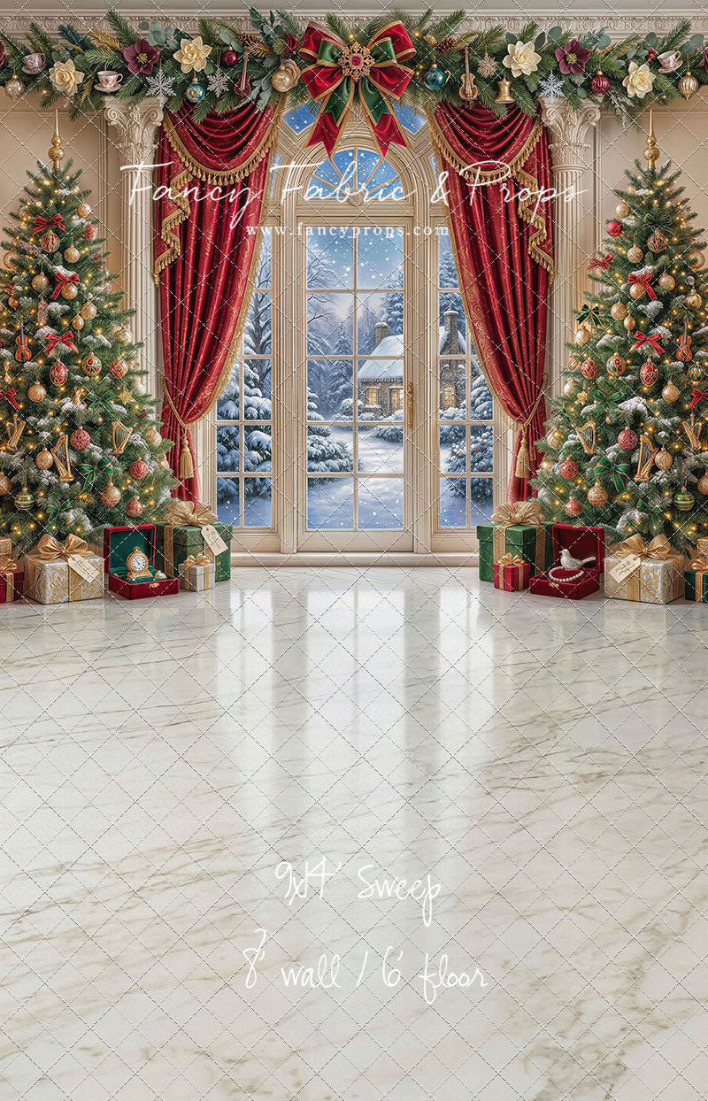 Holiday Window Elegance - with Sweep Option