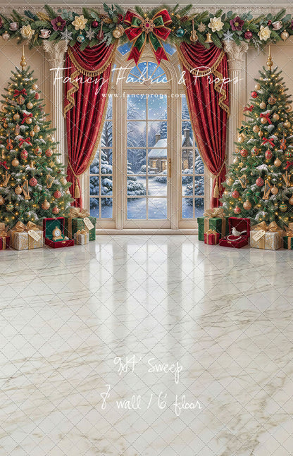 Holiday Window Elegance - with Sweep Option