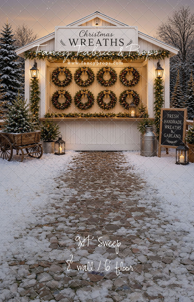 Holly Wreath Stand - with Sweep Option