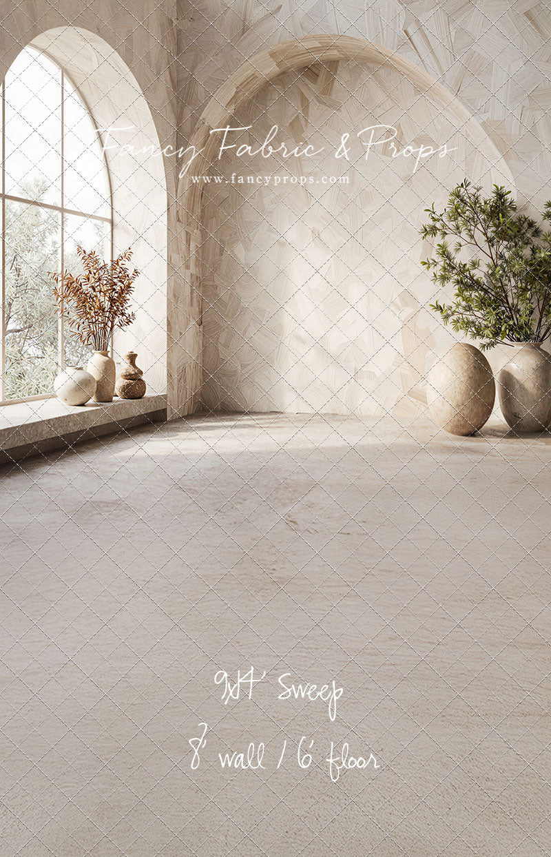 Ivory Vista Arch - With Sweep Option