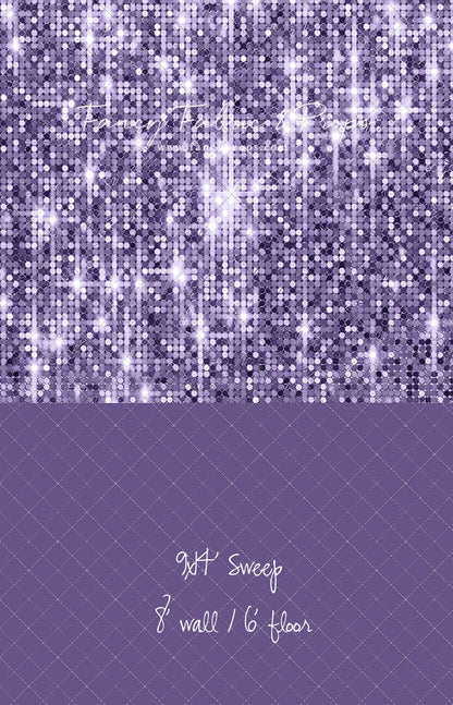 Lavender Lights - With Solid Floor Sweep Option