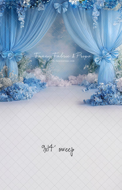 Little Bow Blue - With Sweep Option