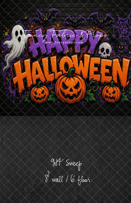 Midnight Graffiti Halloween - With Sweep Option