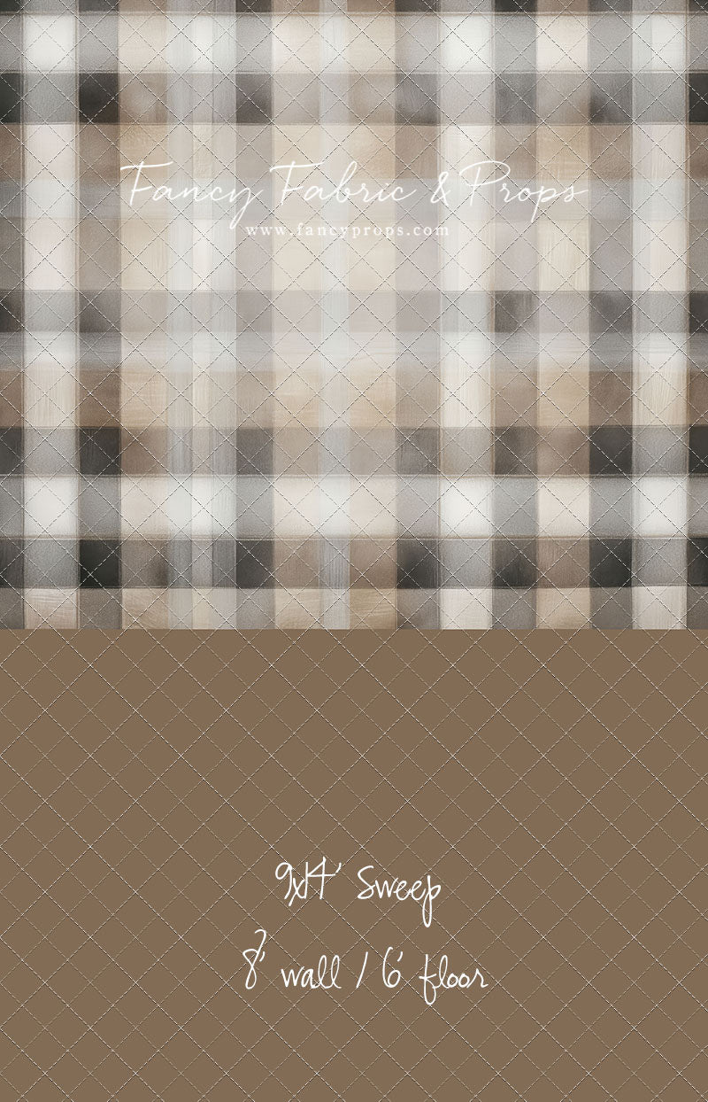 Mocha Flannel - With Sweep Option