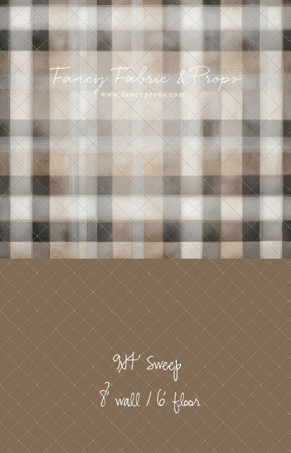 Mocha Flannel - With Sweep Option