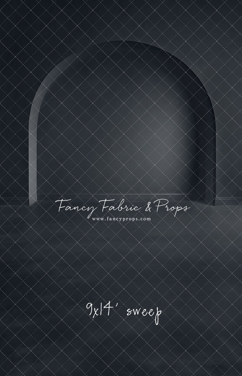 Modern Midnight Alcove - Solid Floor - With Sweep Option