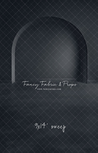 Modern Midnight Alcove - Solid Floor - With Sweep Option