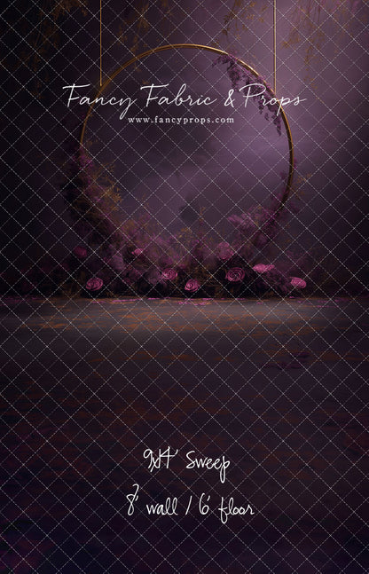 Moonlit Plum Petals - With Sweep Option