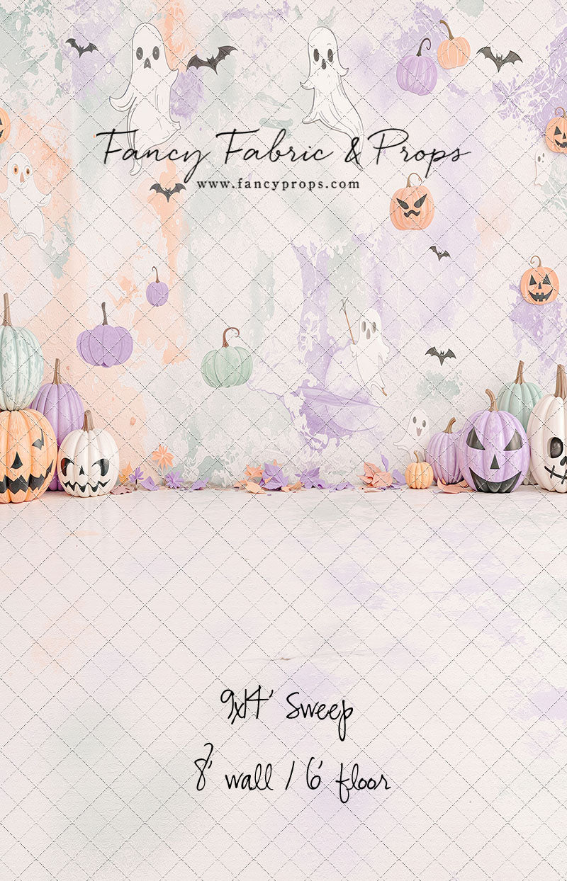 Pastel Pumpkin Parade - With Sweep Option