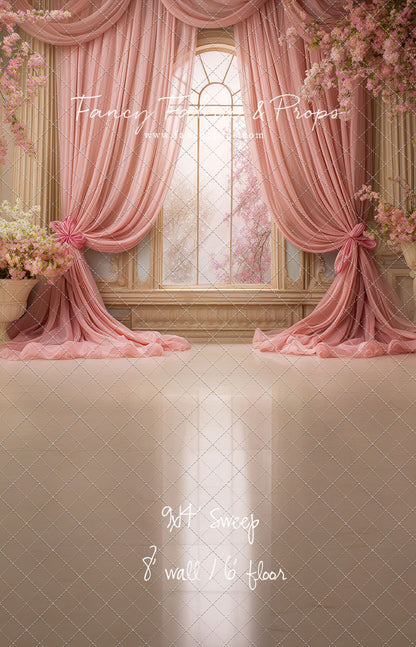Pink Blossom Parlor - With Sweep Option