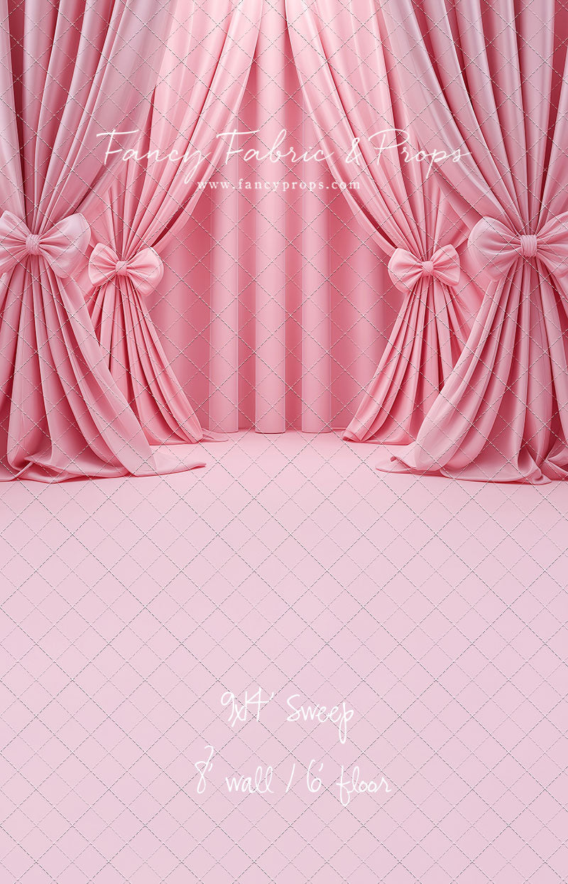 Pink Bow Drama - With Sweep Option