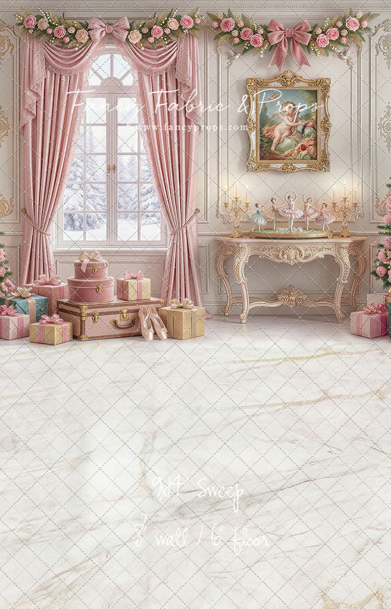 Pink Velvet Christmas - with Sweep Option