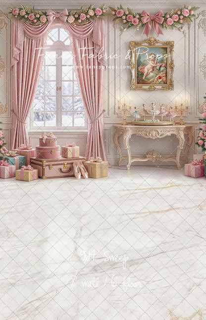 Pink Velvet Christmas - with Sweep Option