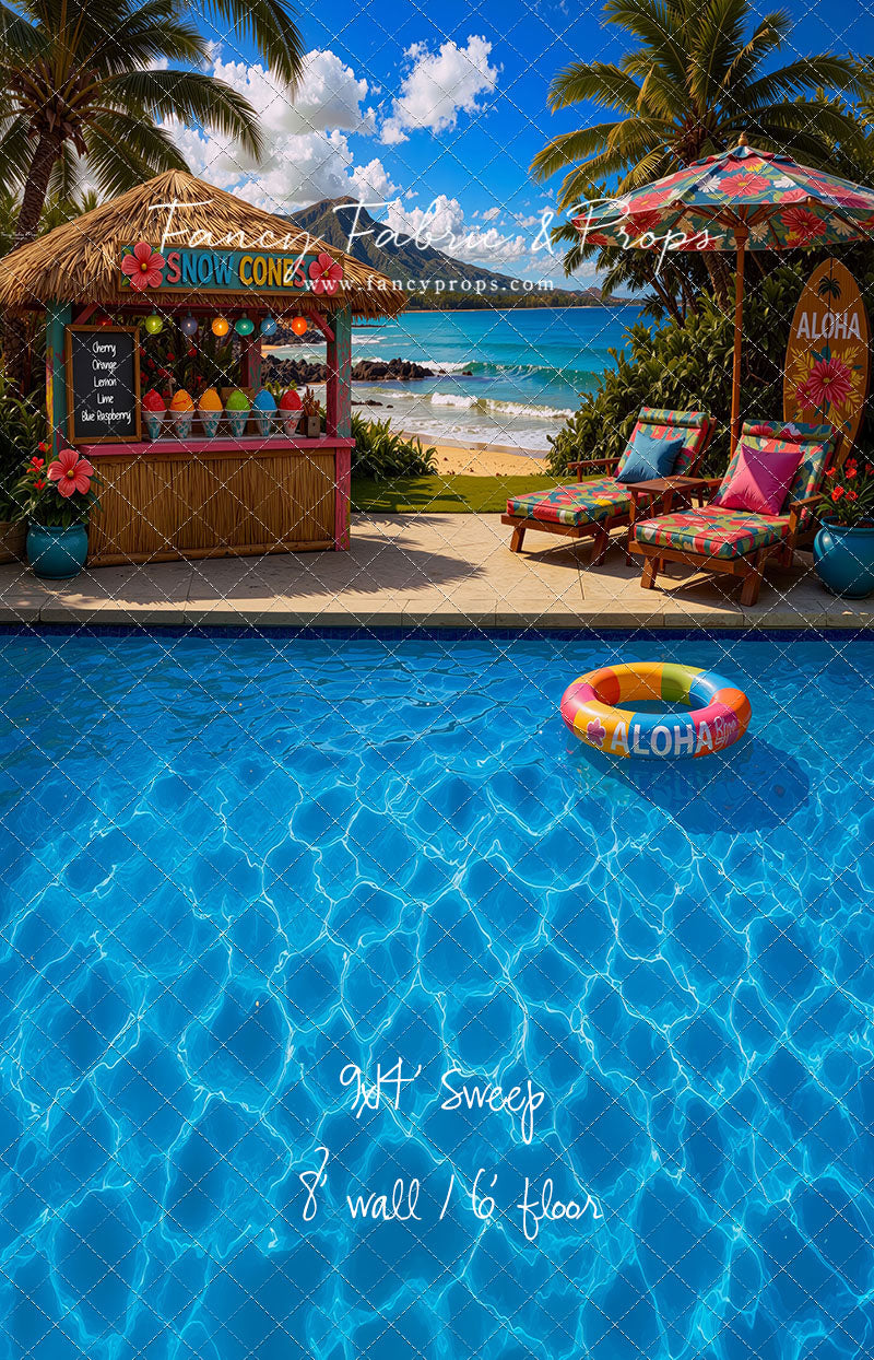 Poolside Snowcones - With Sweep Option