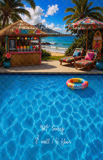 Poolside Snowcones - With Sweep Option