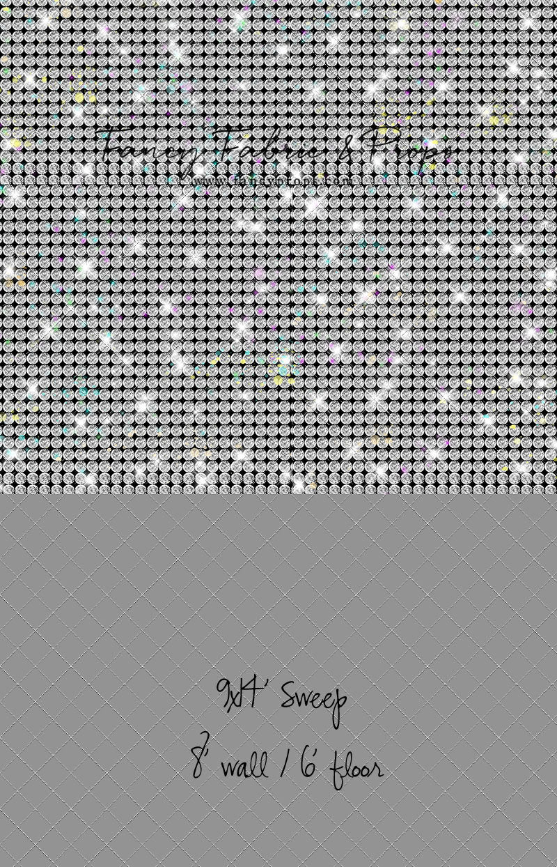 Prism Pop - With Solid Light Gray Floor Sweep Option