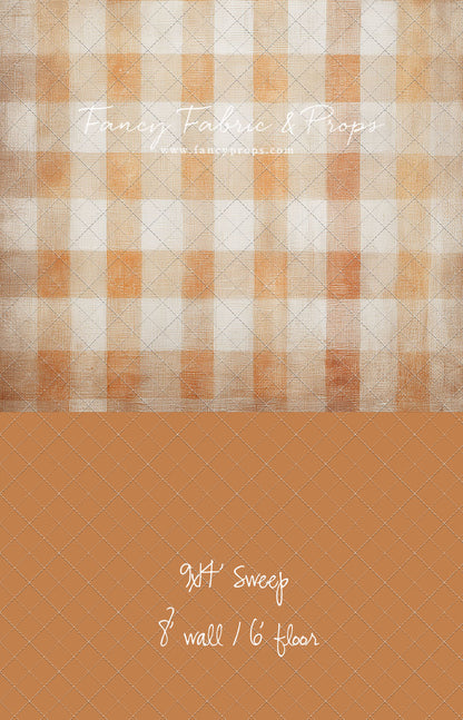 Pumpkin Patch Plaid - With Sweep Option