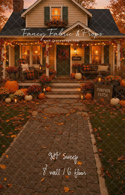 Pumpkin Patch Welcome - With Sweep Option