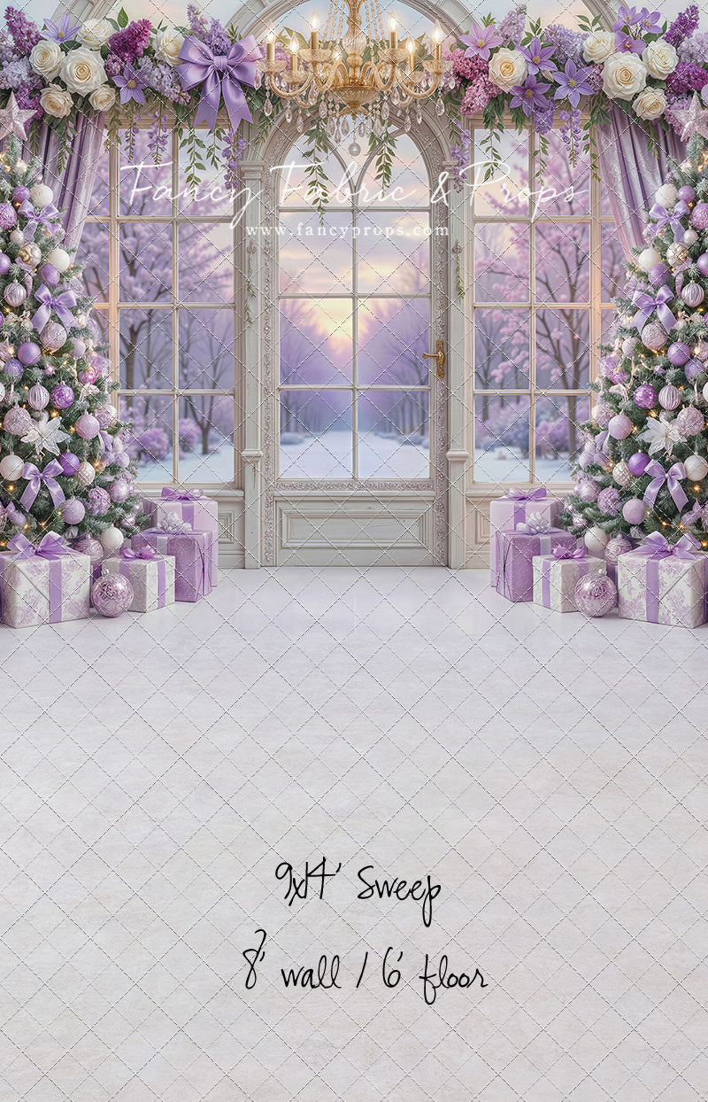RTS Purple Present Parlor - 9x14' Sweep - Value Luxe Fabric - New - 20% Off - Add To Cart for 56% Off Total!