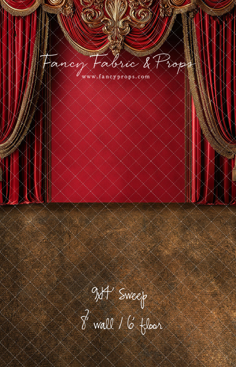 Regal Red Chamber Wall - With Sweep Option