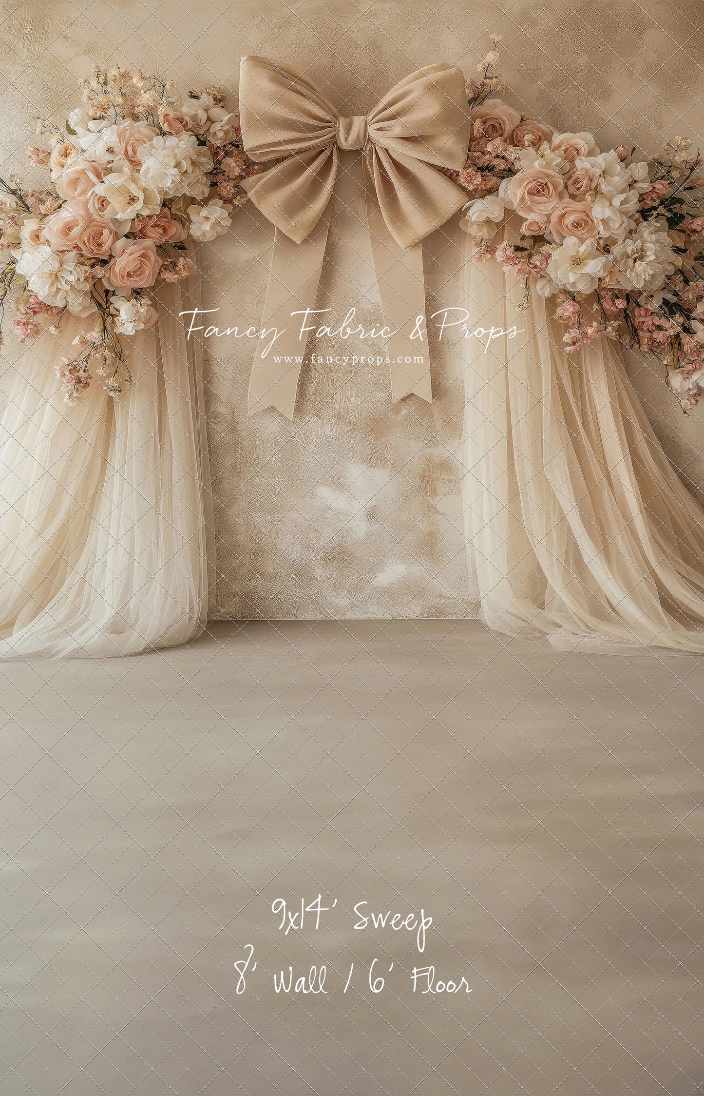 Ribboned Bloom  - With Sweep Option