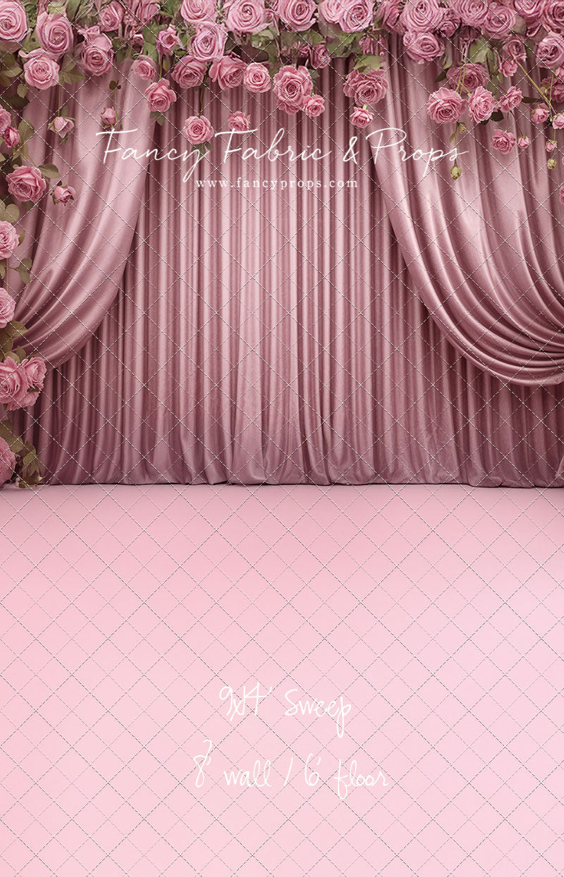 Rose Petal Curtain - With Sweep Option