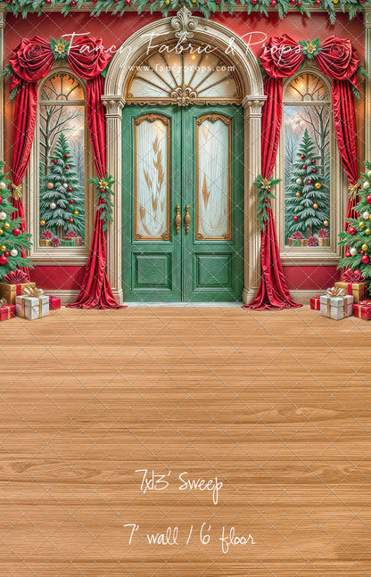 Rosy Holiday Hall - with Sweep Option