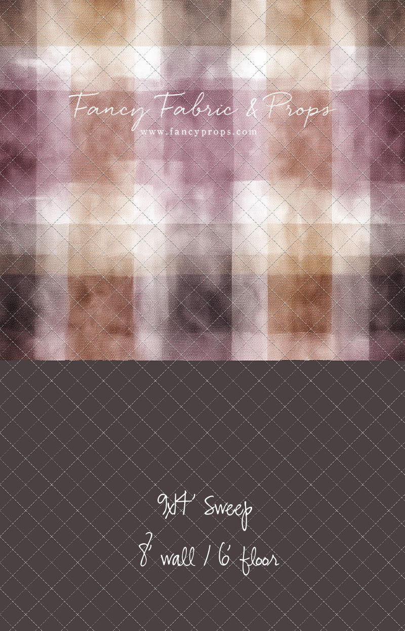 Rustic Plum Plaid - With Sweep Option