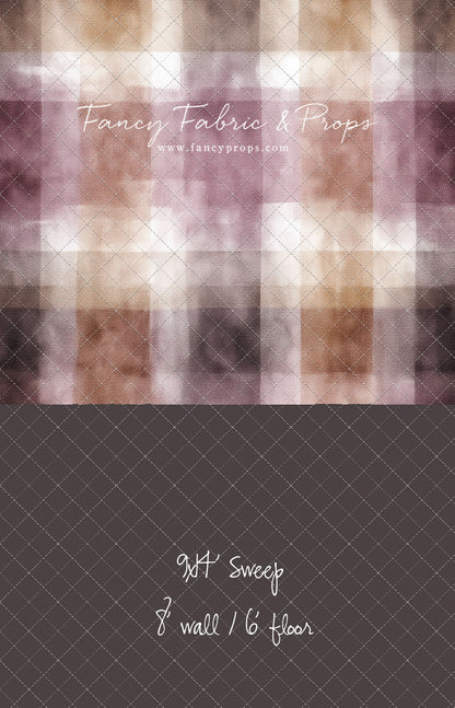 Rustic Plum Plaid - With Sweep Option