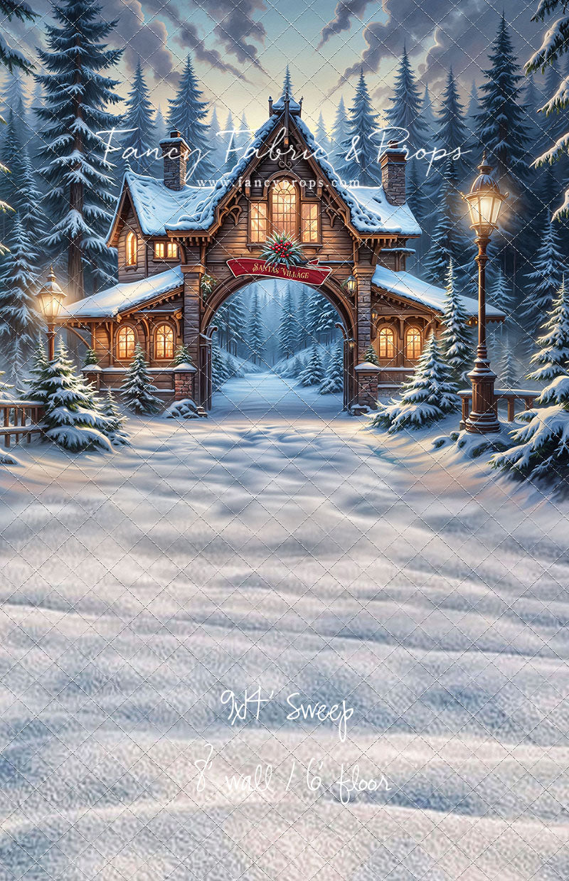 Santa's Village Entrance - With Sweep Option