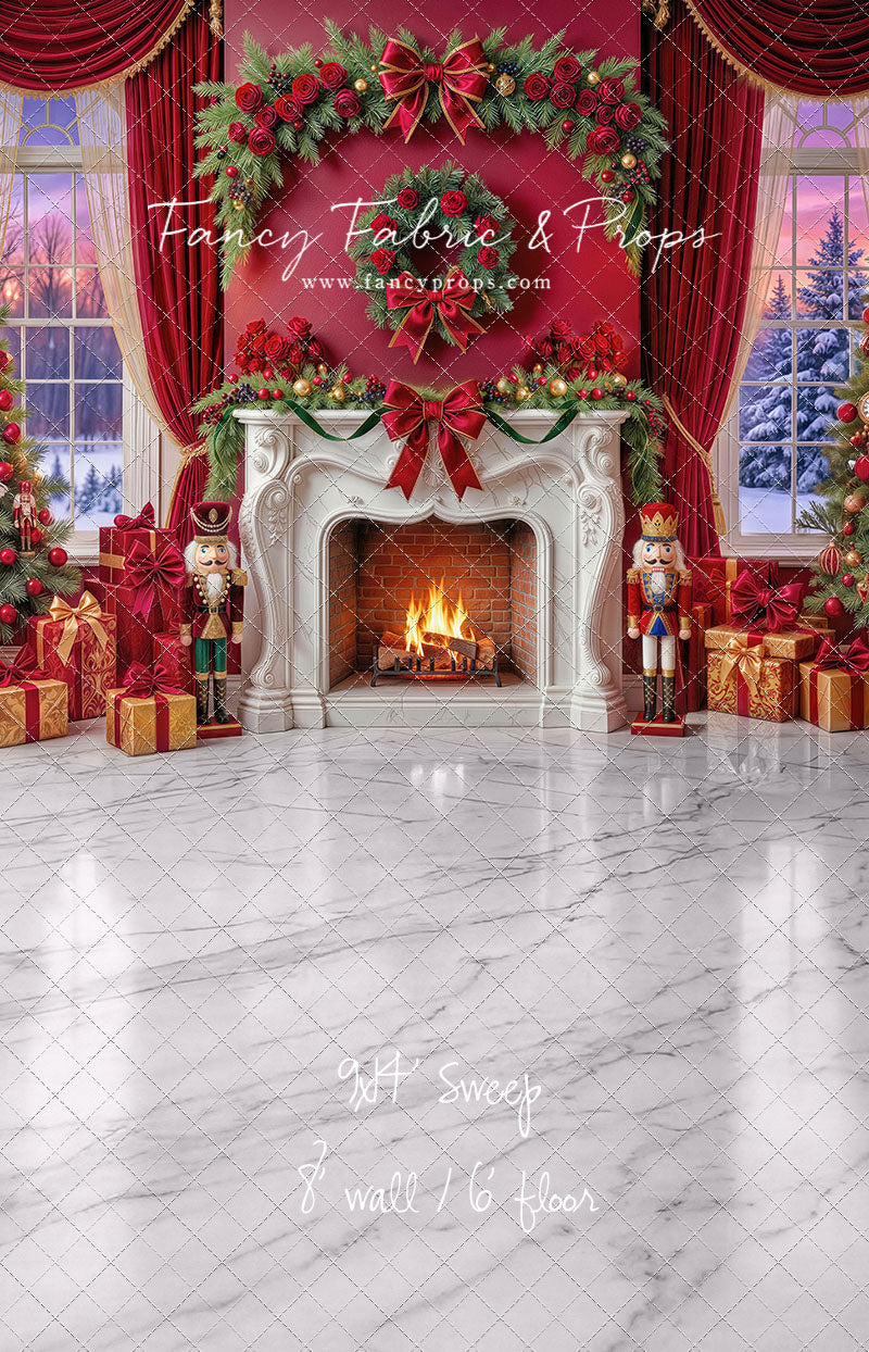 Scarlet Christmas Room - with Sweep Option