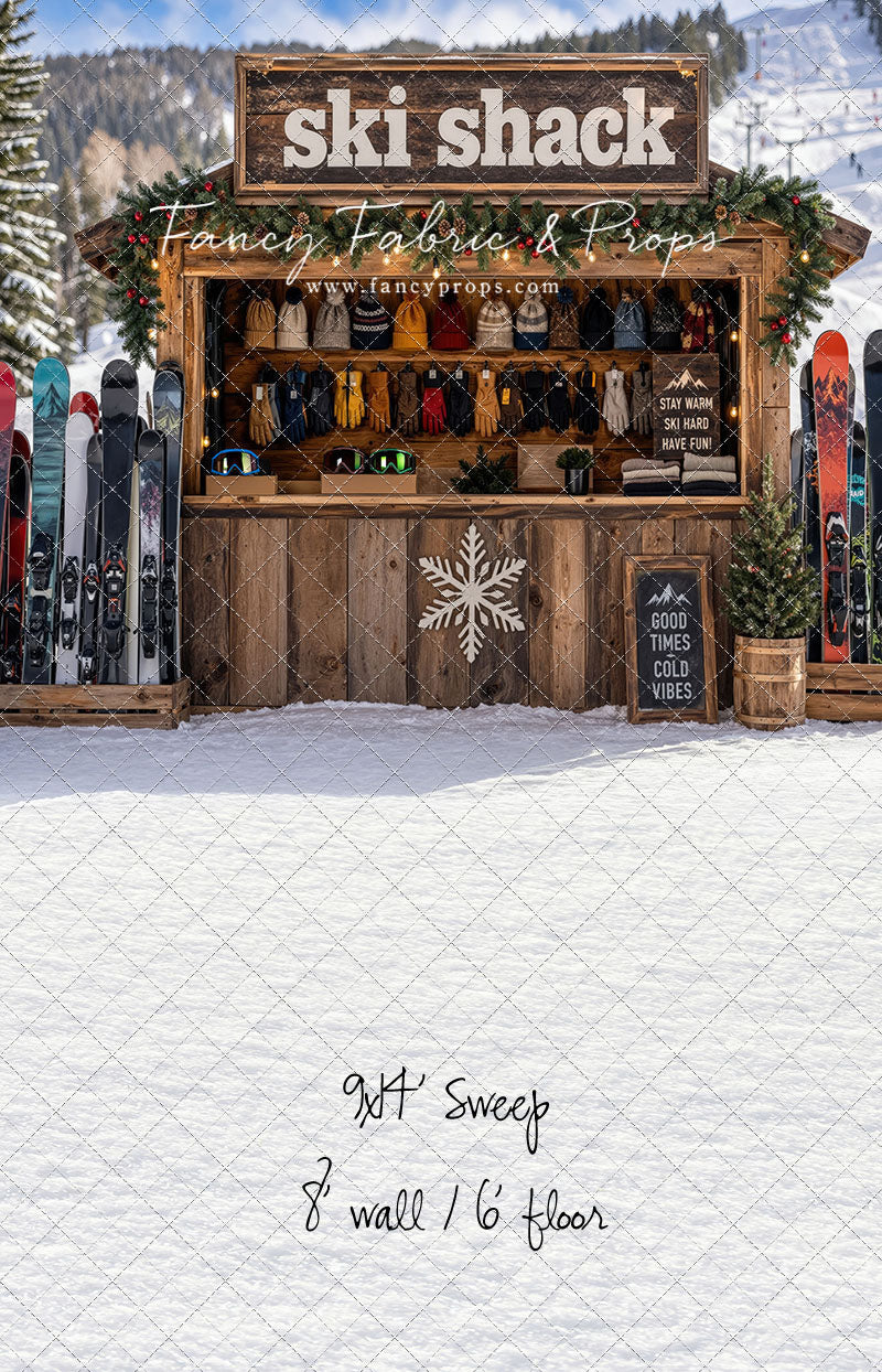 Snow Day Ski Shack - With Sweep Option
