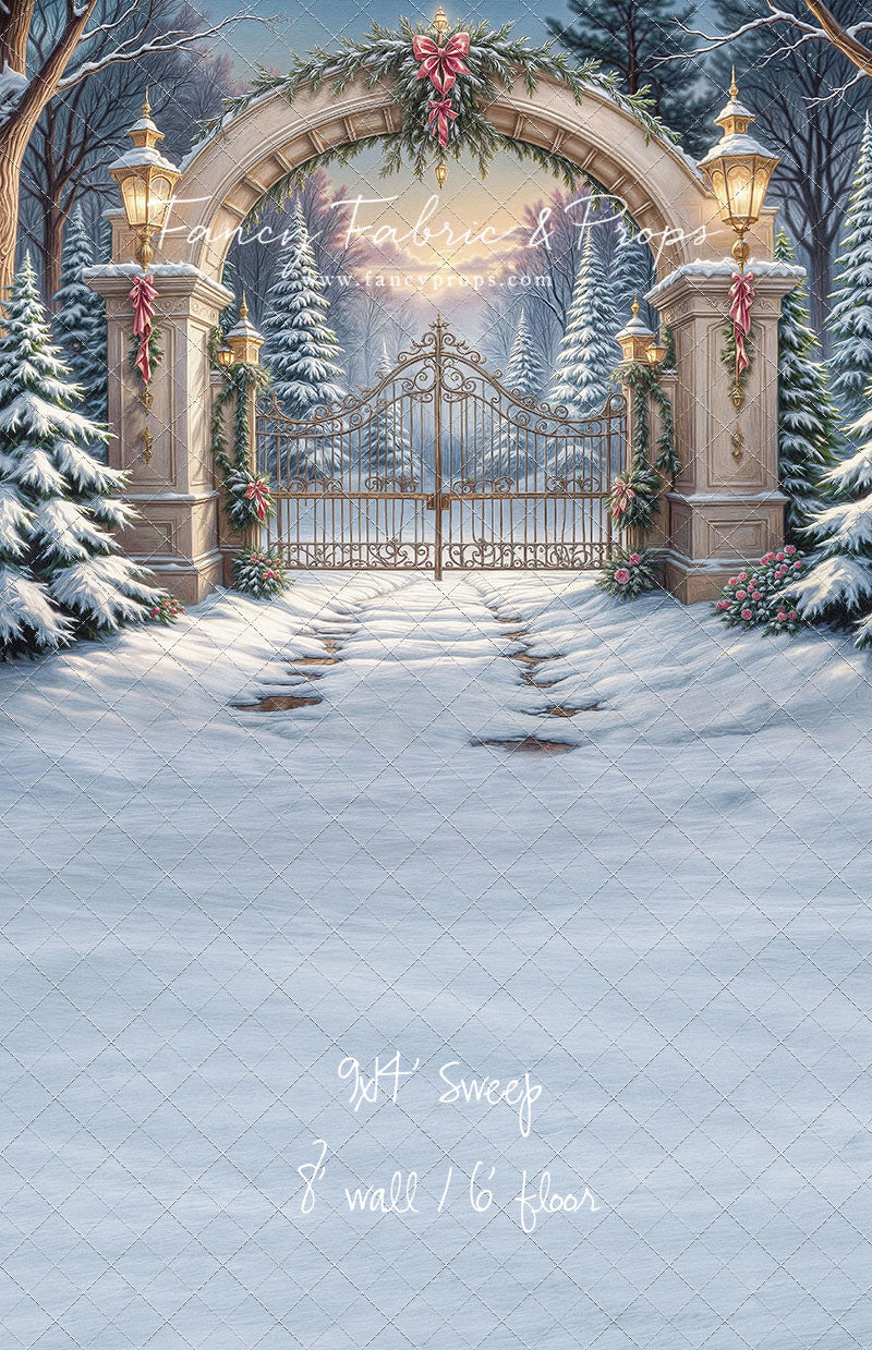 Snowfall At The Estate - with Sweep Option