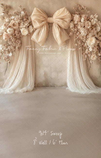 Soft Bow & Tulle - With Sweep Option