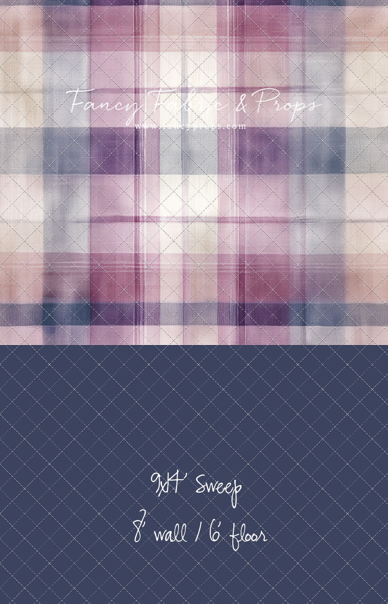 Soft Haze Tartan - With Sweep Option