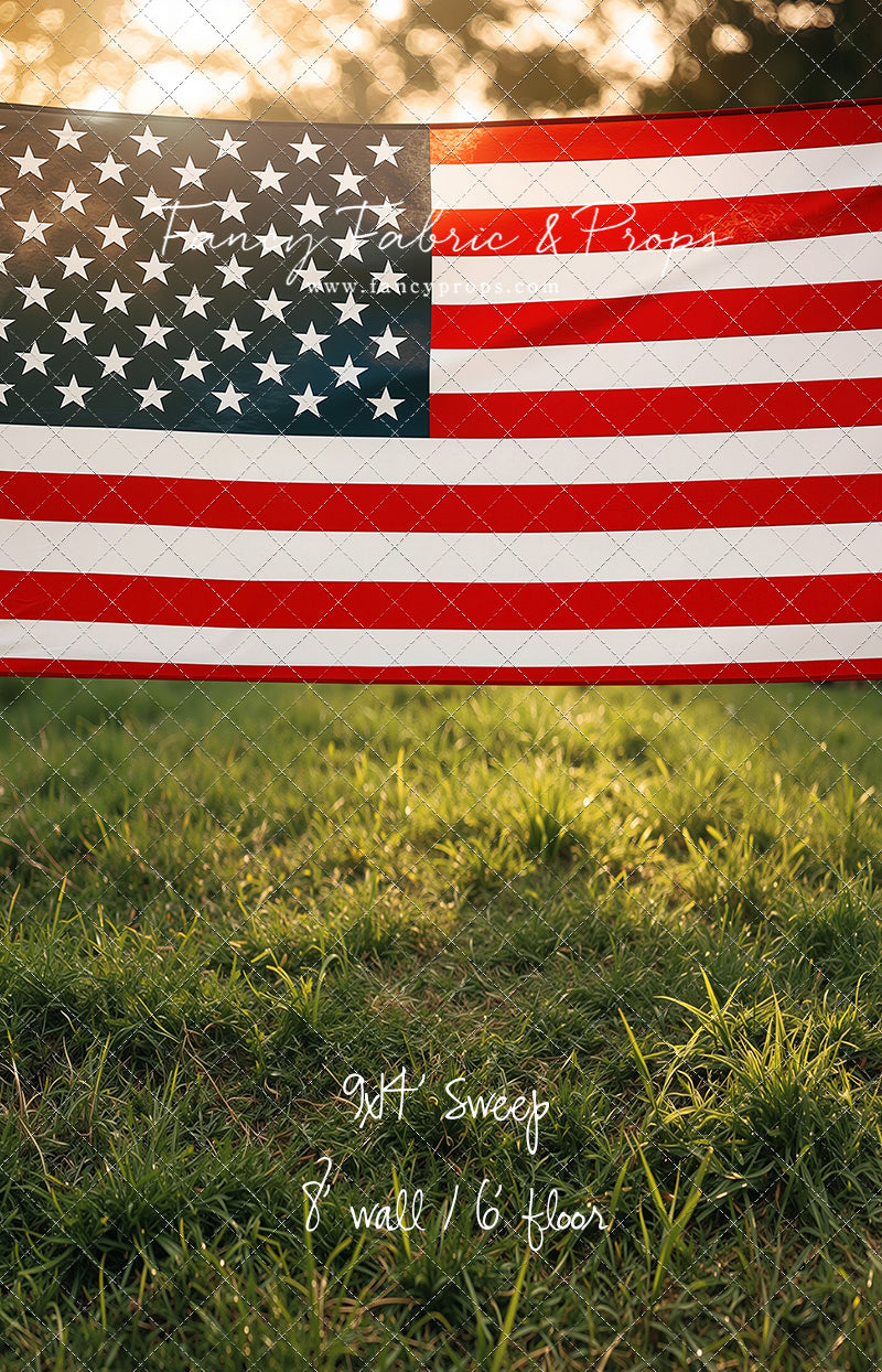 Stars & Stripes Sunset - With Sweep Option