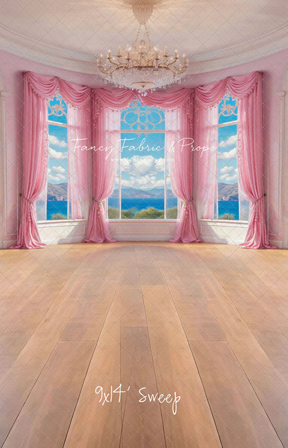 Summer Season Victorian Window - Wood Floor - With Sweep Option