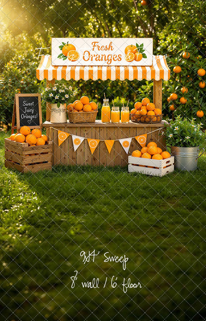 Sunshine Orange Stand - With Sweep Option